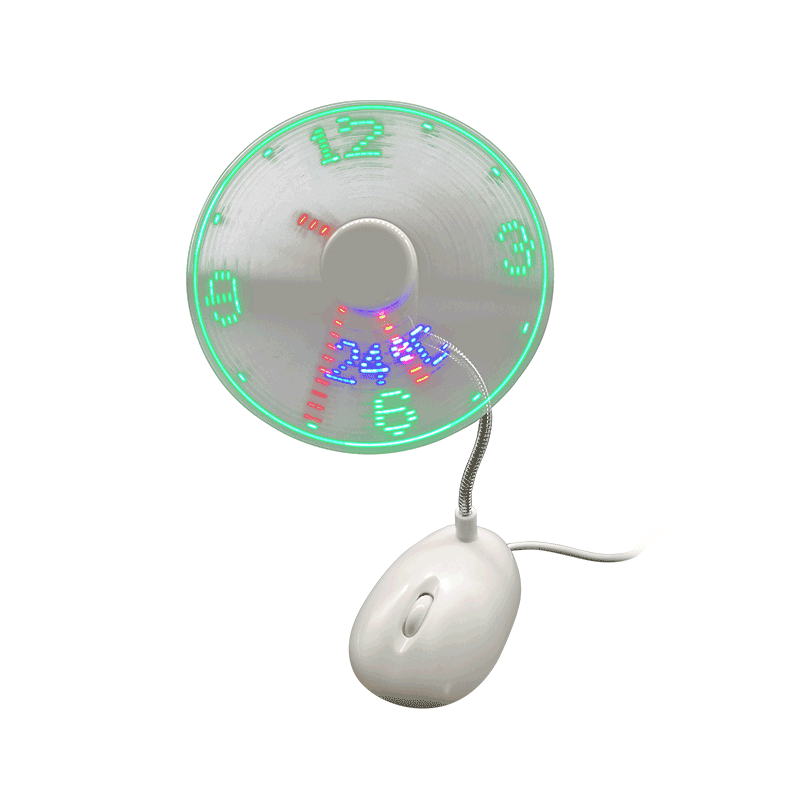 Desktop USB-blæser med LED-display S03