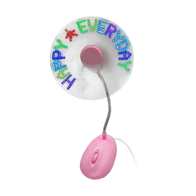 Desktop USB-blæser med LED-display S03