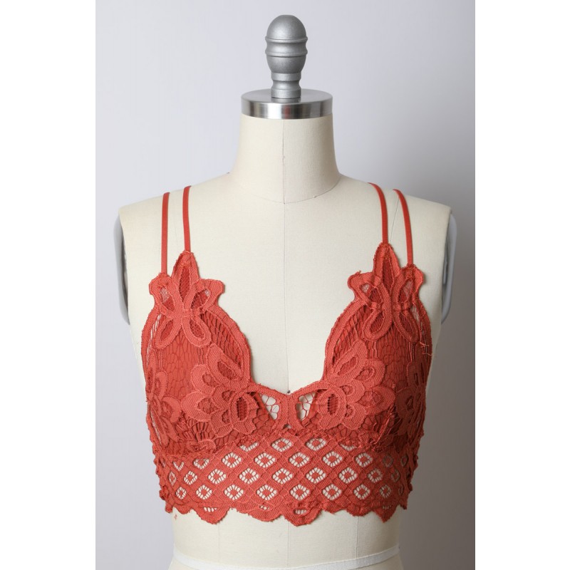 GA-5448 Grace Girl Hochet Lace Longline Bralette mest populære i 2020