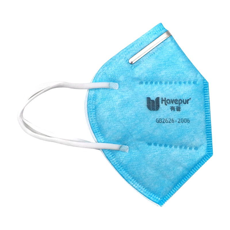 Den europæiske version af KN95 respirator (eksterne fem lag)