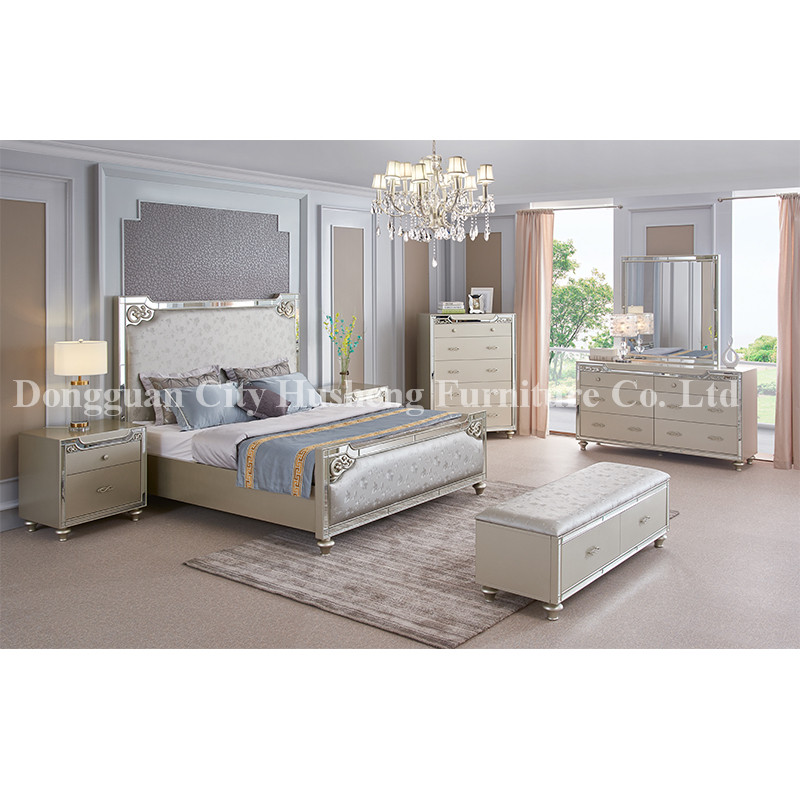 Best Seller Bedroom møbler med moderne design og King size Made in China