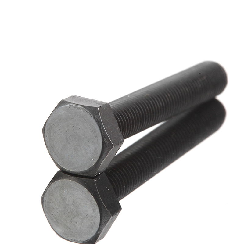 Sort oxid Hexagonhoved UNC-bolthoved dimensioner