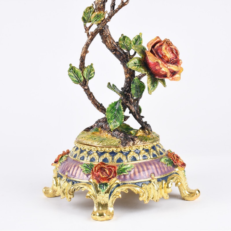 Top sælgende rosoftlampe europæisk stil maling af stil stil stil maling af omslag af soveværelses seng soveværelses læselampe