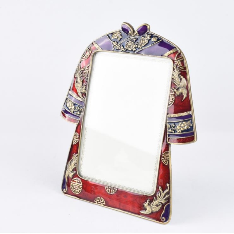 Metalfotoramme kreativ fotoramme dekorationsbord til dekoration af ramme- rammer special emalje klassisk atelier fotorammebord udenlandsk handel