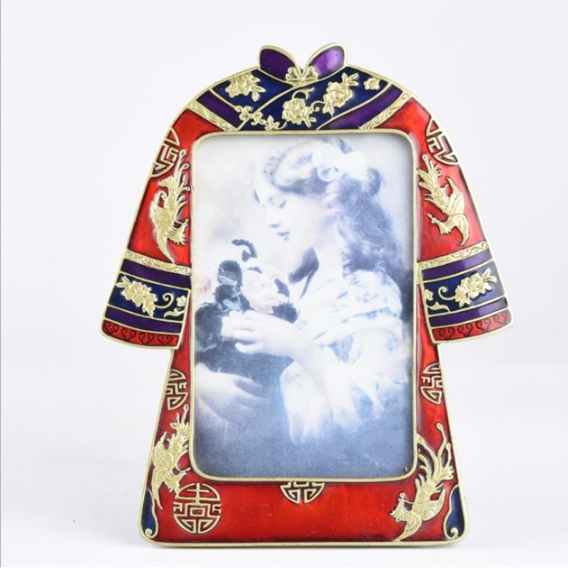 Metalfotoramme kreativ fotoramme dekorationsbord til dekoration af ramme- rammer special emalje klassisk atelier fotorammebord udenlandsk handel