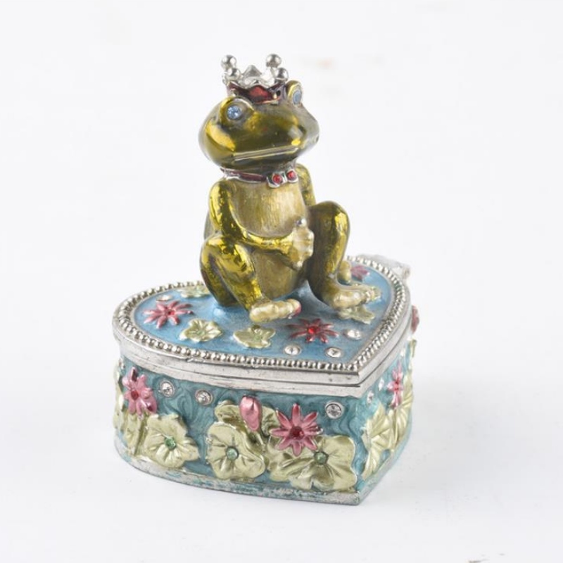 Kildefabrik European Frog Prince Metal Boks moderne smykkeskrin smykkeskrin