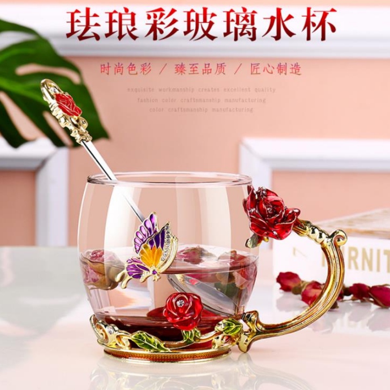 Fabriks direkte salg glas glas glas glas glas glas med høj temperatur Europæisk sæt af glas med høj temperatur