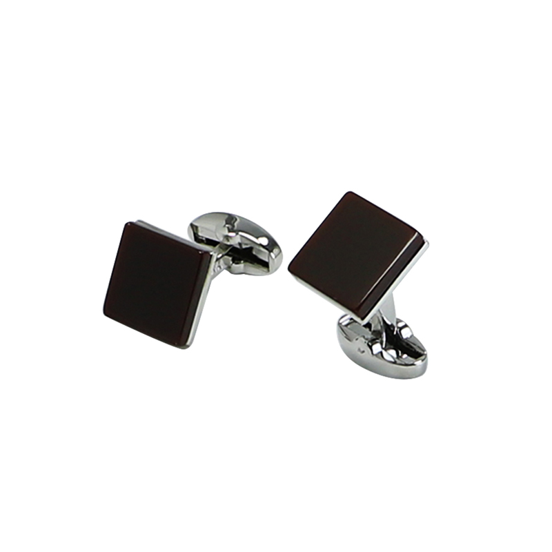 Bryon Onyx Square Simple skjorter Cuff Links
