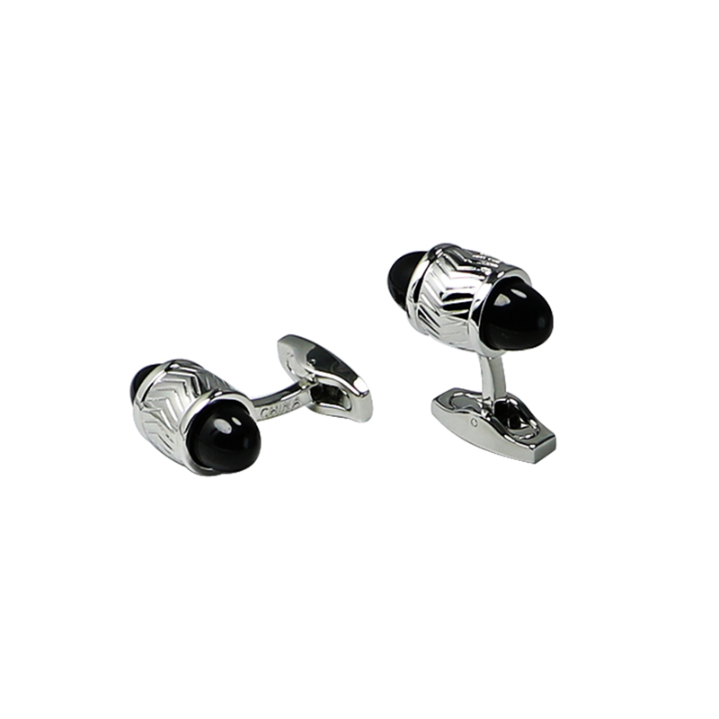 Sort Agate Bullet Novelty Cuff Links
