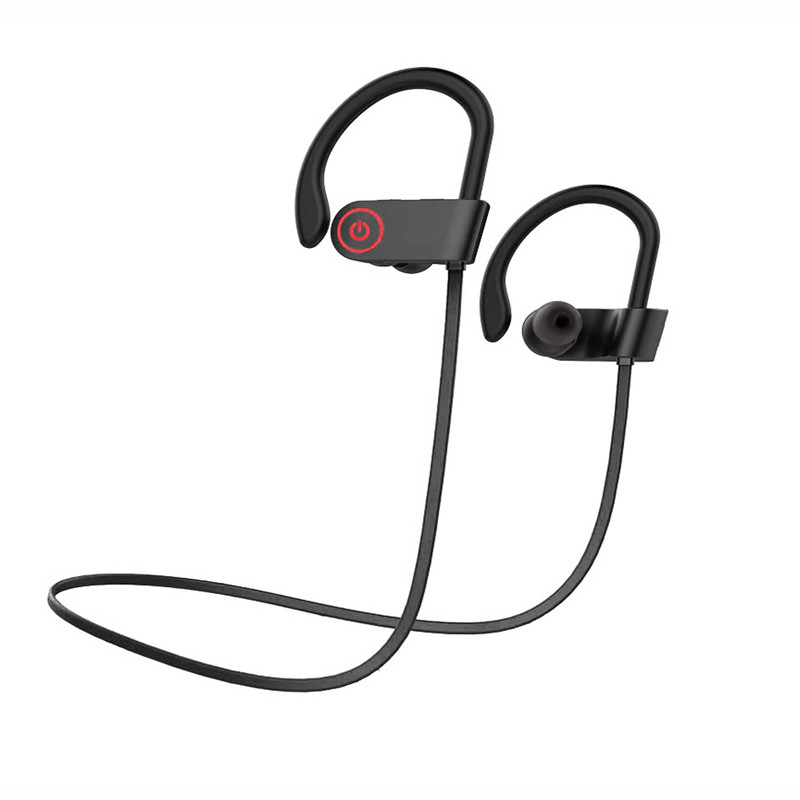 Trådløs BT Sports Stereo Earknopper Neckbar HeadPhone