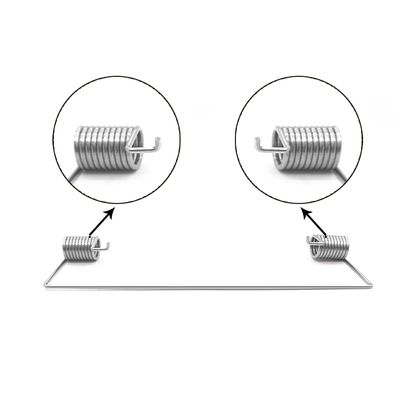 Særlig formet dobbeltstoronsfjeder