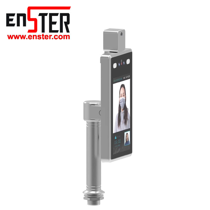 Flersproget ansigt genkende temperaturregistrering 8 tommer smart kamera