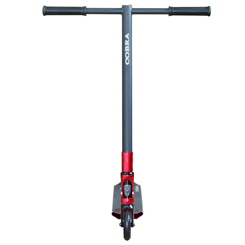 120mm scooter stunt (anodiseret rød)