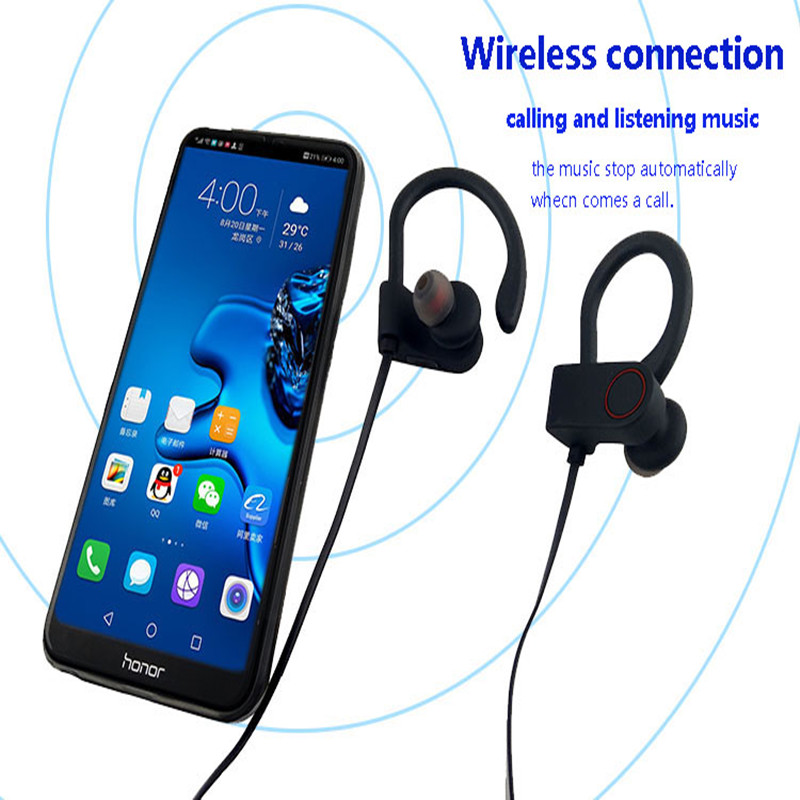 High-end atmosfærisk komfortabelt trådløst Bluetooth-headset til ørekroge