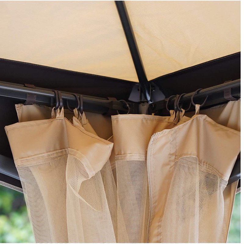 Dobbelt tagdør Med Soft Top Gazebo Cannopy