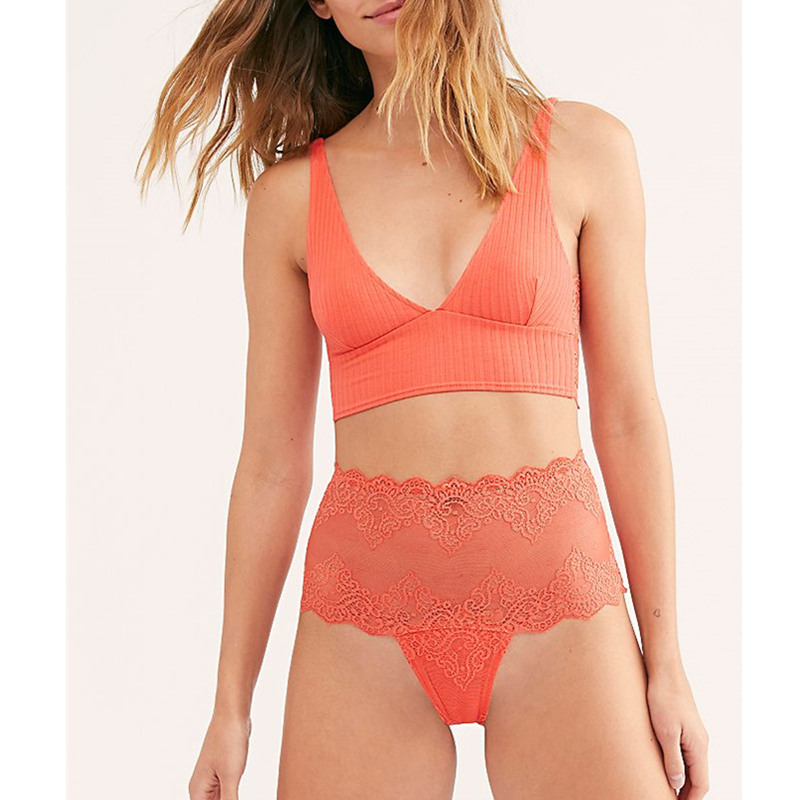 Så fint blonder med høj talje