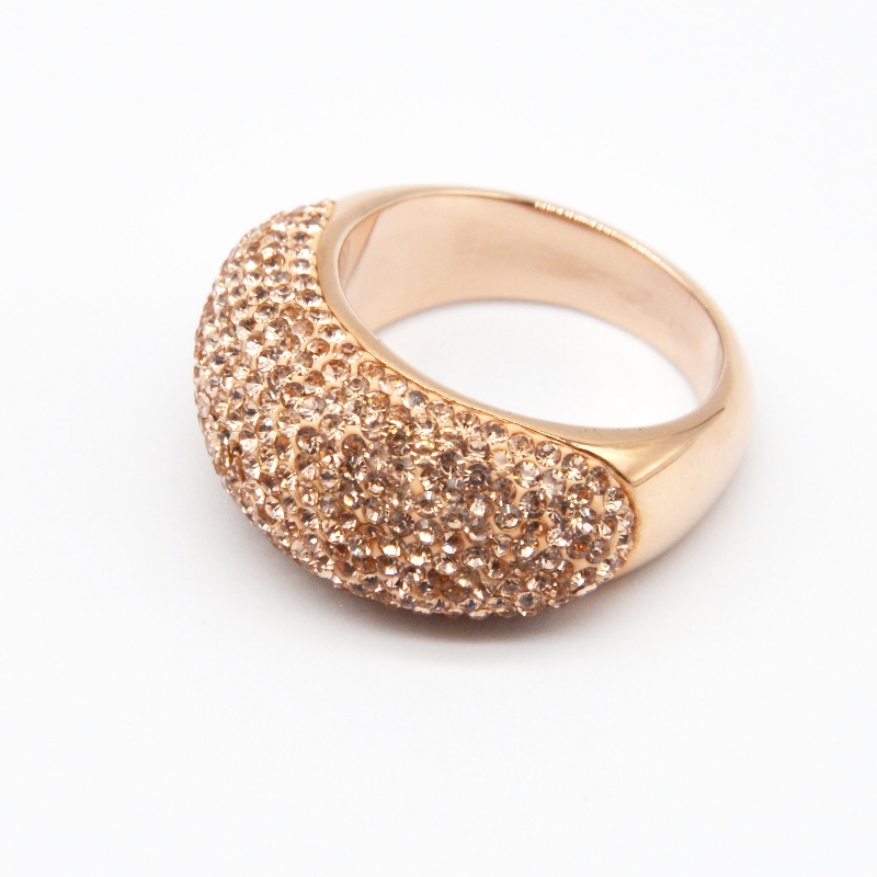 Ringen med diamant af rustfrit stål rfbrg00264