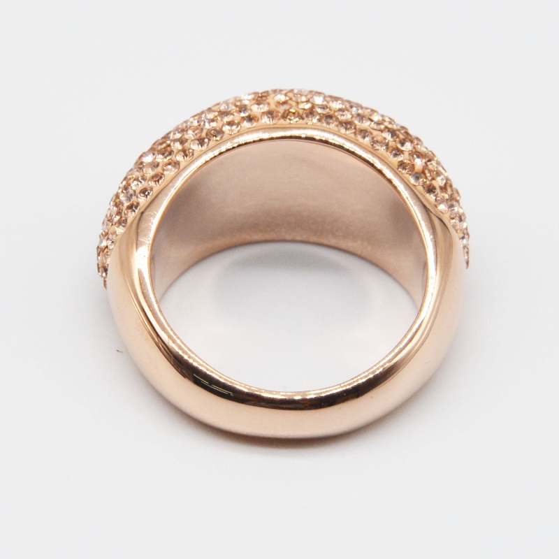 Ringen med diamant af rustfrit stål rfbrg00264