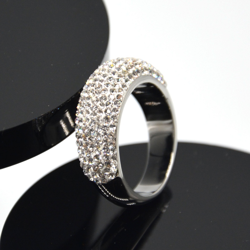 Ringen med diamant af rustfrit stål rfbrg0265