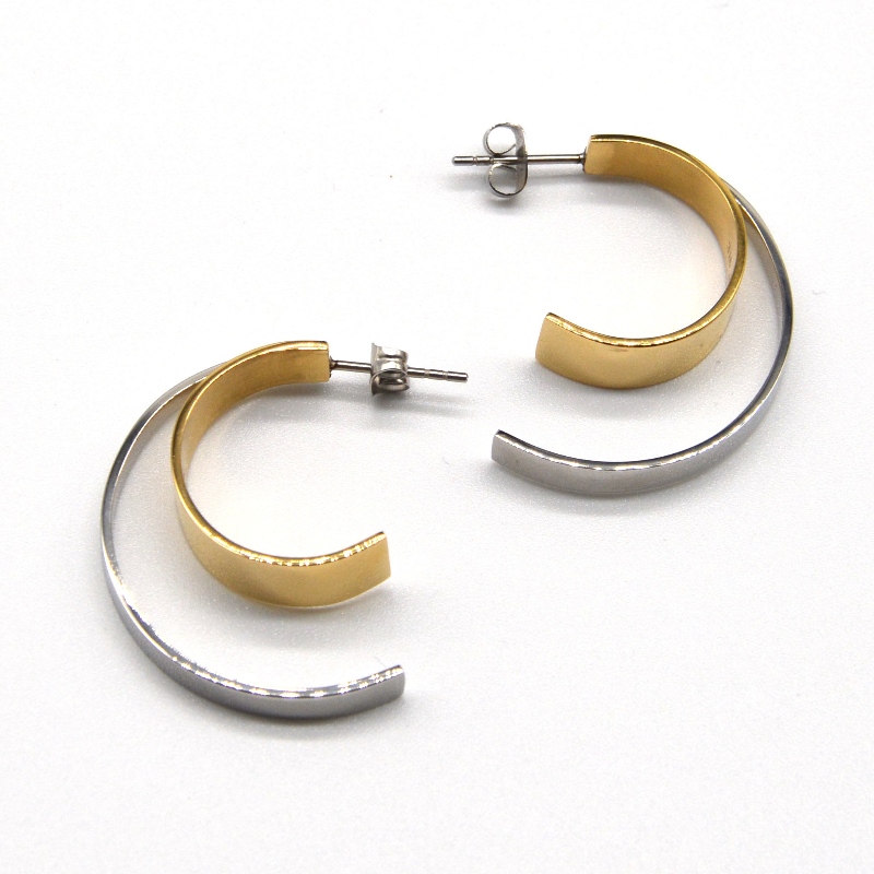 Rustfrit stål C-type Earring rfbear0165