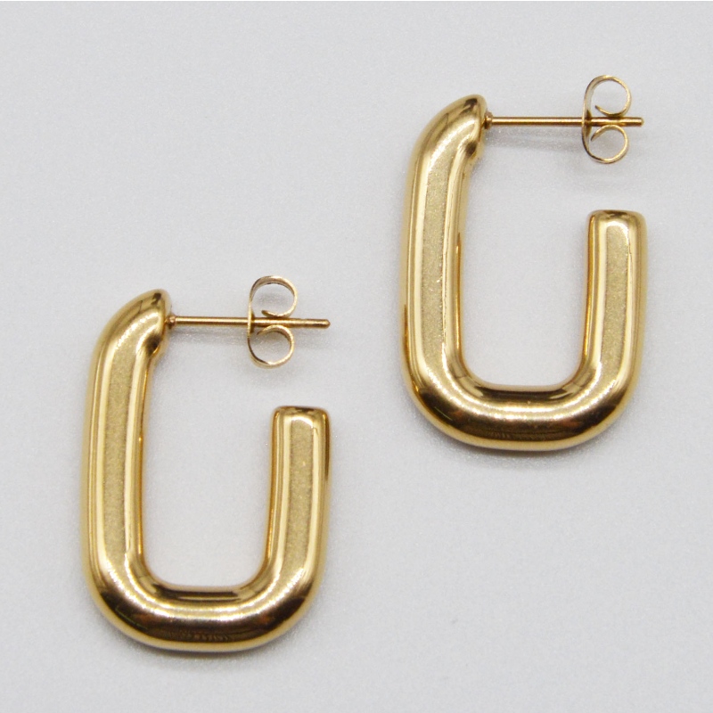 Rustfrit stål C-type Earring rfbear1666