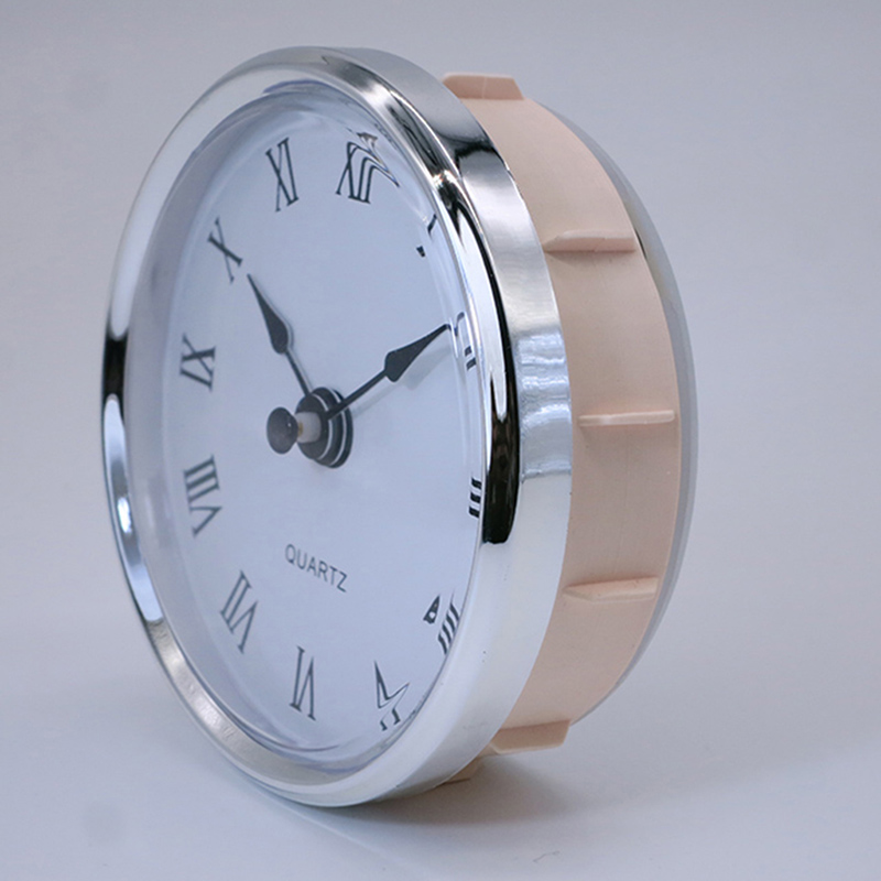 diameter 80mm sølvfarvet study room wall clock