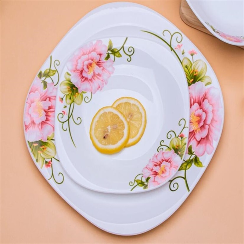 16F &U Square Middag Set Heat Resstant Opal Glasswire