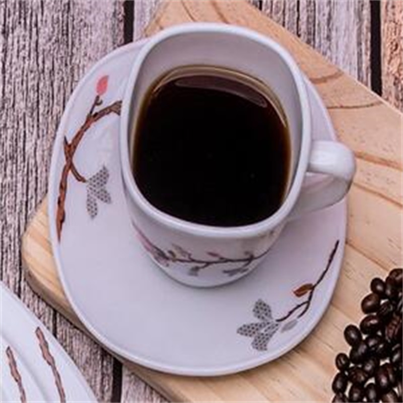 Bordservice med uigennemsigtigt glas af glas - 220CC CUP SET