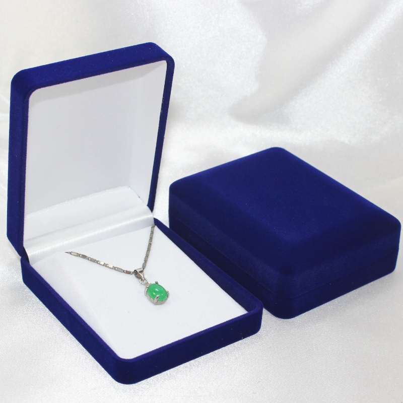 Vare D-22B rund form fløjlkasse til mønt, halskæde & badge, mm. 70 * 90 * 30, vægt ca. 60 g