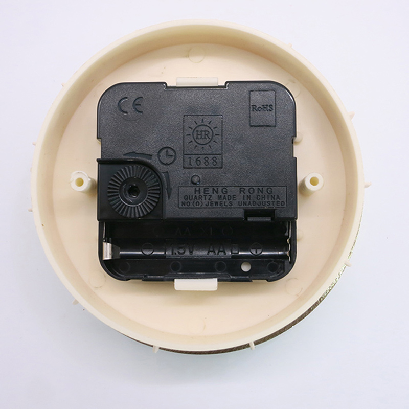 diameter 102mm hvidt bundsmykkeur af guld