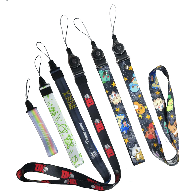Factory direkte salg to i en aftagelig Lanyard Mobile Phone Lanyard Silk screen Lanyard hot transfer lanyard professionel indstilling