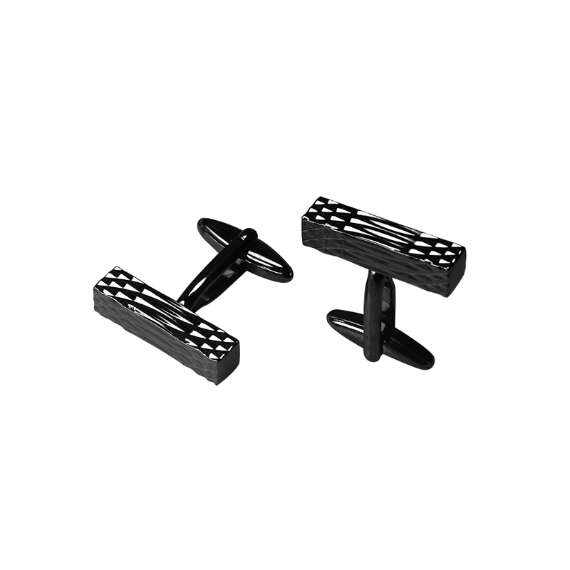 Sort Gunmetal Shining Unique Cuff Links