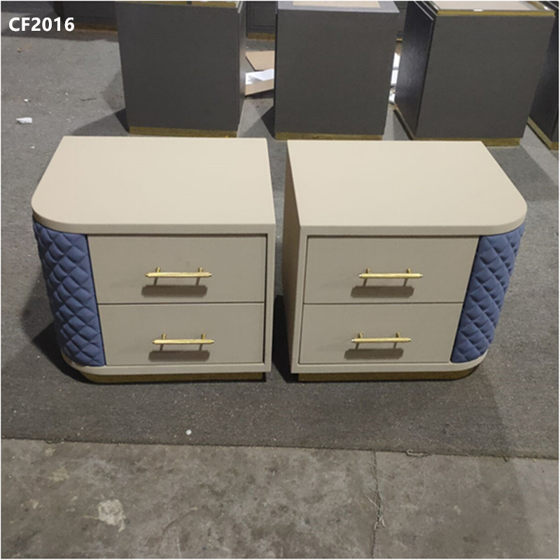 Nightstand, læder natbord, specialfremstillet natbord, hotelværelse