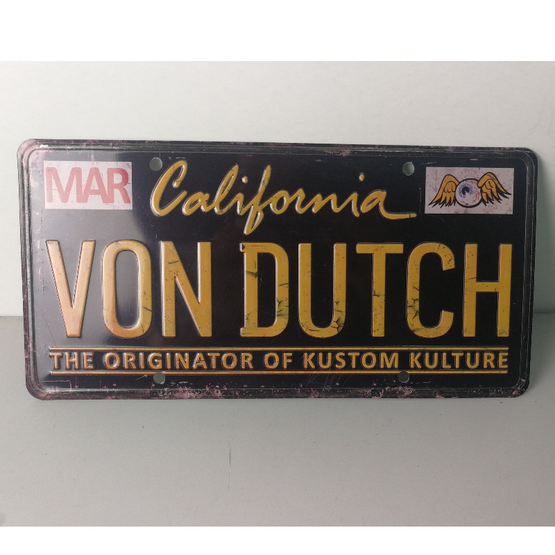 Præget metal bil nummerplade bil nummerplade