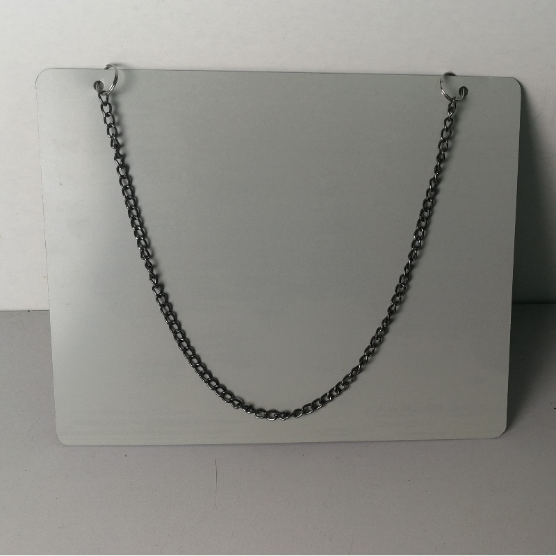 Væggehængende metalblåtskilte Advarselsskilt