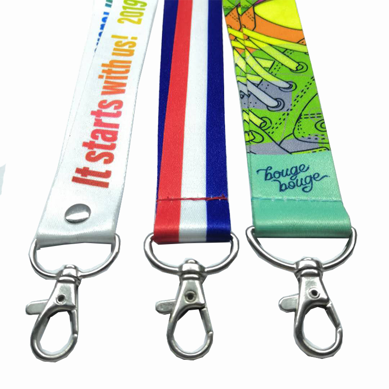 Salg direkte fabrik specialfremstillet engros nøglering hængning af tovværk hængning af sele polyester hængning af reb skræddersyet logo