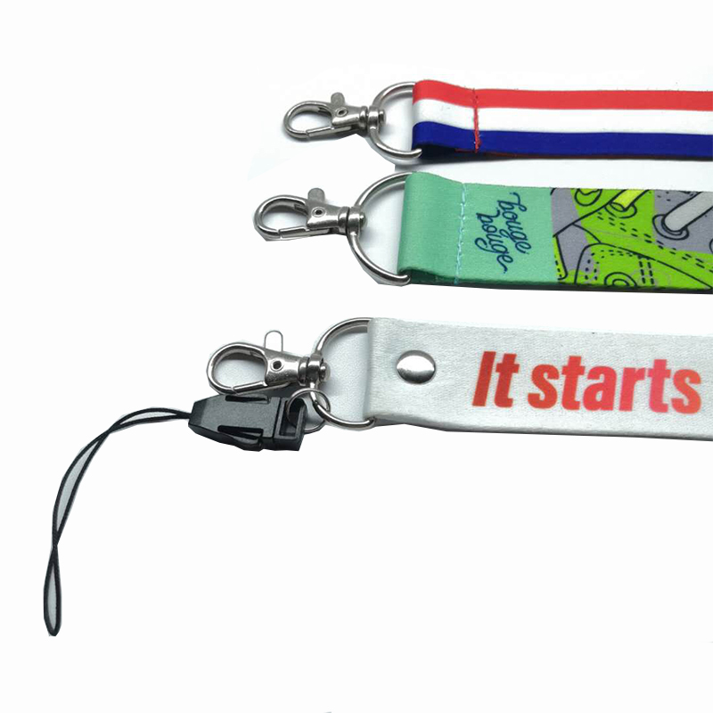 Salg direkte fabrik specialfremstillet engros nøglering hængning af tovværk hængning af sele polyester hængning af reb skræddersyet logo