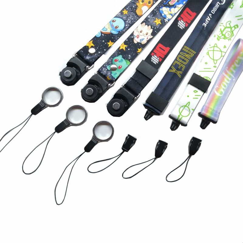 Factory direkte salg to i en aftagelig Lanyard Mobile Phone Lanyard Silk screen Lanyard hot transfer lanyard professionel indstilling