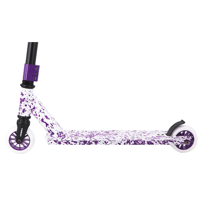 billig scooter (splatter lilla/hvid)