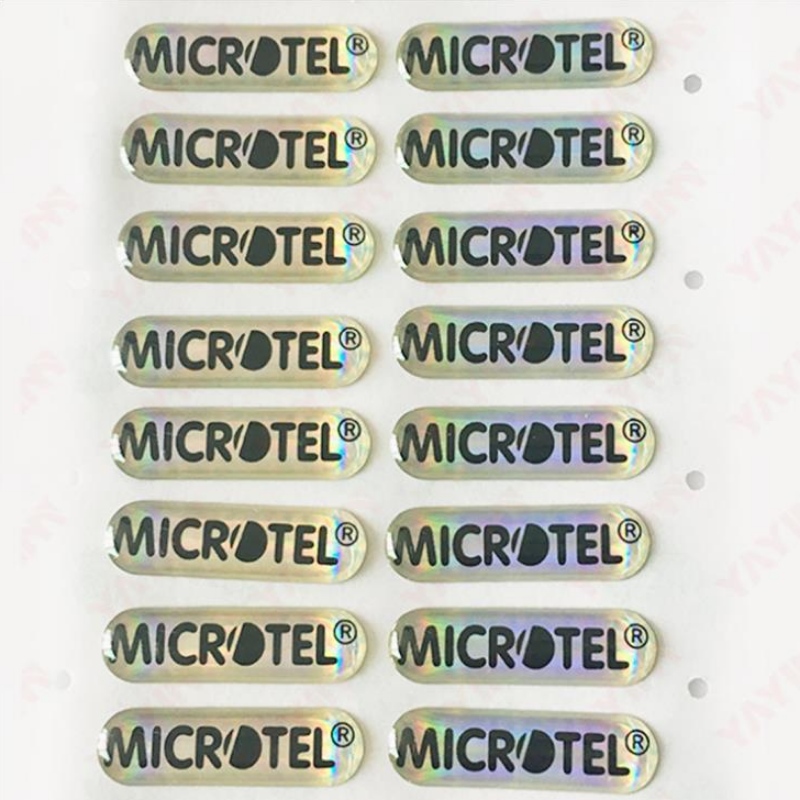 CUSTOM PVC transparent lim, silkeskærm Crystal Lim Label Logo Lim, Lim Aluminium Brand Make Lim brand