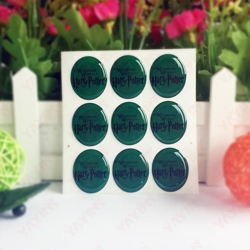 Shenzhen kilde producent skræddersyet klæbebånd U Disk klistermærke klæbebånd, gennemsigtig krystalplast etiket