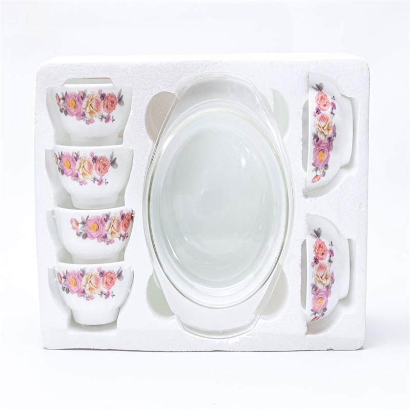 Bordservice med uigennemsigtigt glas af glas - 8G og Opal Glass