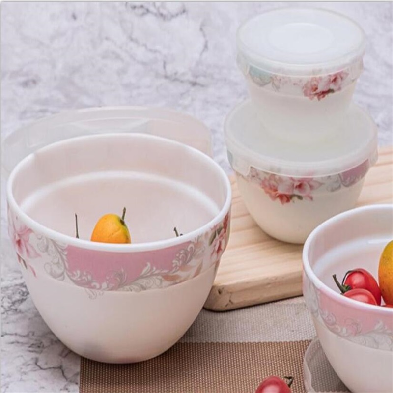 Bordservice med uigennemsigtigt glas af glas - SW4A *Middag Set Heat Resistant Opal Glasswire