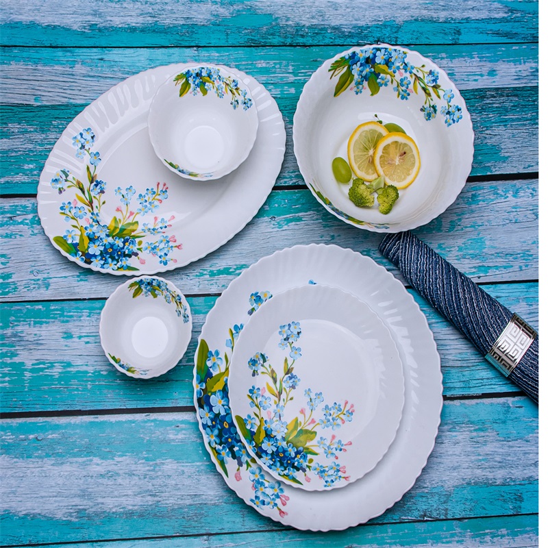 Bordservice med uigennemsigtigt glas af glas *HP* Heat Resistant Opal Glasswire