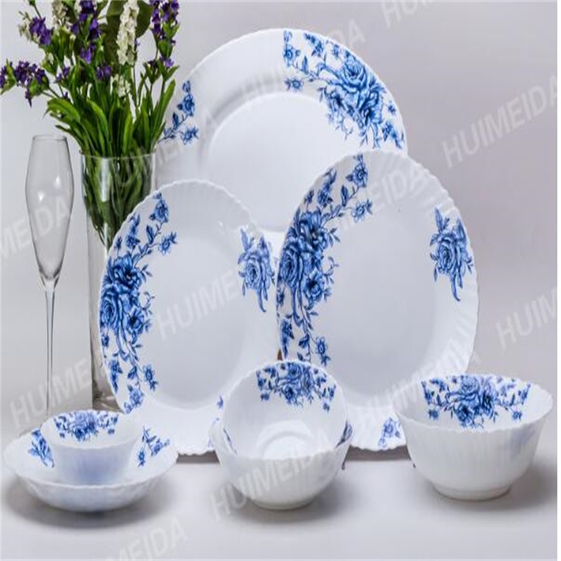 Hvidt glas, glasvarer, hvidevarer og hvidevarer - TW- skål *Varmebestandigt Opal Glasswar