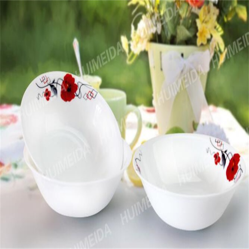 Bordservice med uigennemsigtigt glasglasudstyr - FBW Bowl