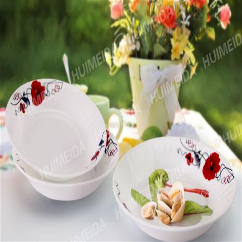 Bordservice med uigennemsigtigt glasglasudstyr - FBW Bowl