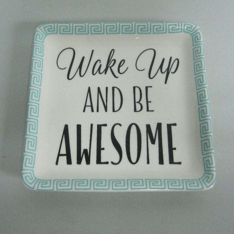 Promotional Ceramic Middag Platon Decoration Plate 4.5