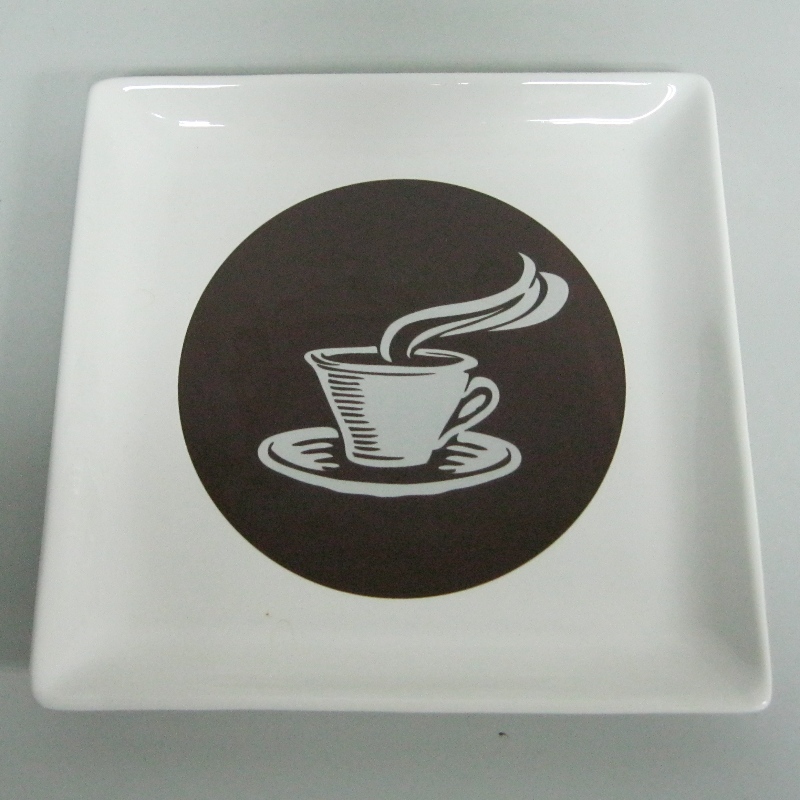 Ceramic Food Service Plate Derocation Platte Middag Plate Coffee Plate