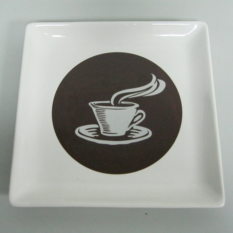 Ceramic Food Service Plate Derocation Platte Middag Plate Coffee Plate